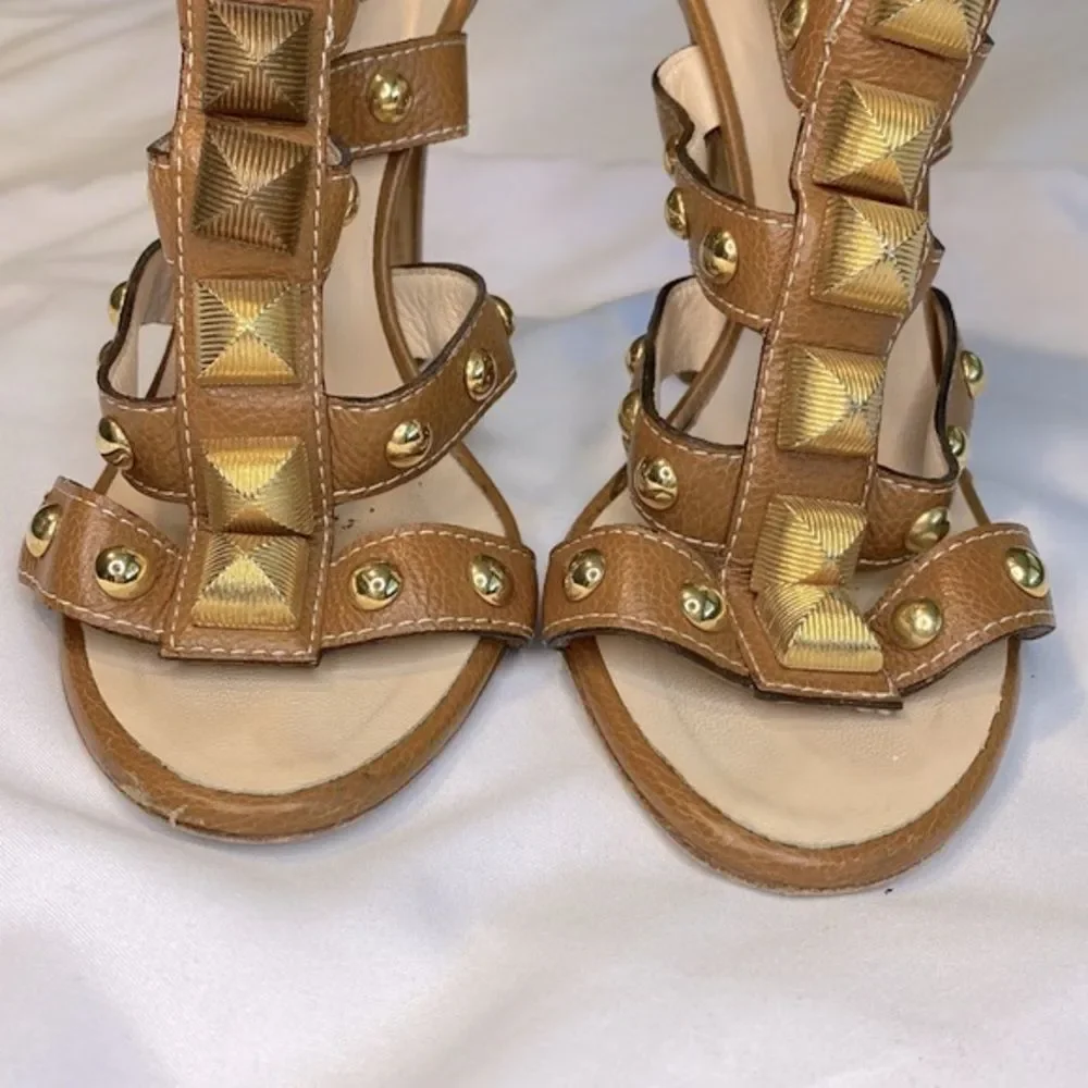 Giuseppe Zanotti Studded Gladiator Stiletto Sandals EU 36